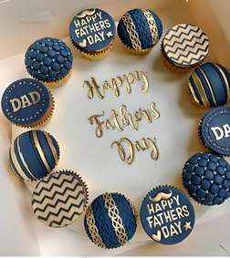 Classy Father's Day Cupcakes