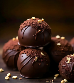 Cocoa Dusted Truffles