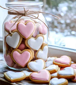 Cozy Hearts Cookies