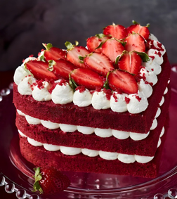 Crimson Love Cake