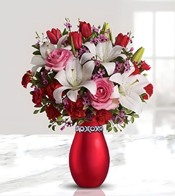 Crimson Charm Bouquet