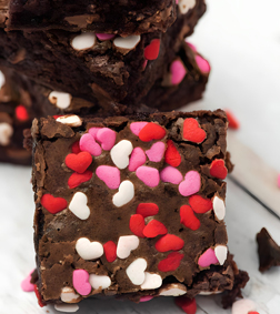 Cupid’s Crunch Brownies