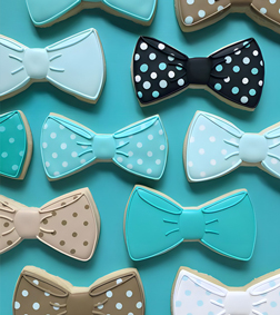 Dad Bow Tie Cookies