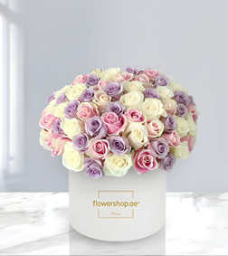 Dreamy Harmony Rose Hatbox