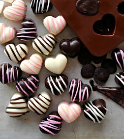 Elegant Chocolate Stripes