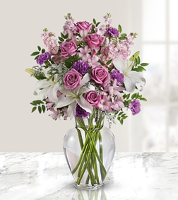 Elegant Mauve Bouquet