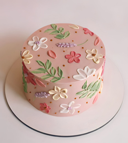 Enchanting Garden Cake