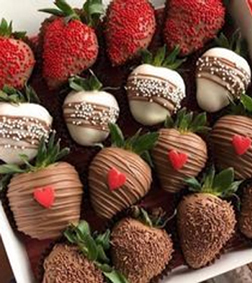 Flavorful Mix Dipped Strawberries