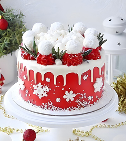 Frosty Wonderland Cake