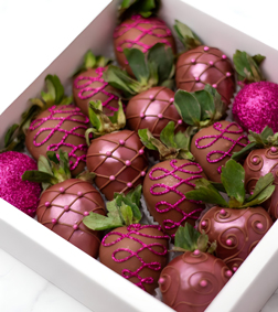 Glamorous Pink Strawberries