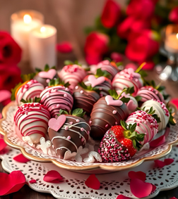 Gorgeous Dipped Strawberry Display