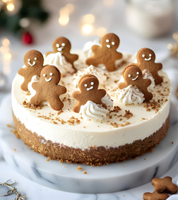 Happy Gingerbread Men Cake