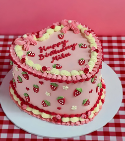 Heart of Berries Cake