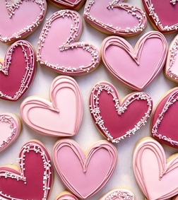 Heartfelt Pink Cookies