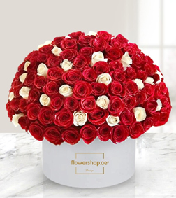 Hello Beautiful Rose Hatbox