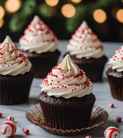 Joyous Winter Cupcakes