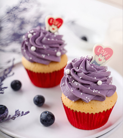 Lilac Treat Cupcakes