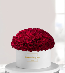 Lush Paradise Rose Hatbox