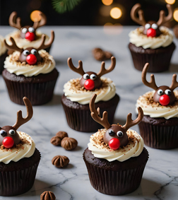 Magical Reindeer Cupcakes