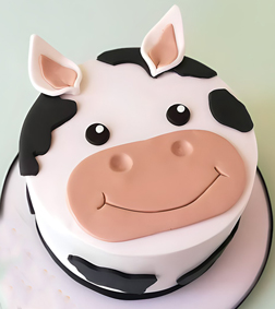 Moo-licious Cow Cake