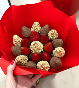 Nutty Romance Berry Bouquet