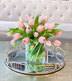 Pastel Pink Tulip Arrangement