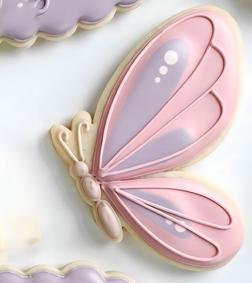 Pastel Winged Cookies