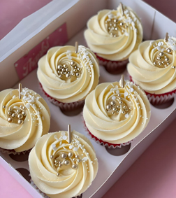 Pearl Elegance Cupcakes