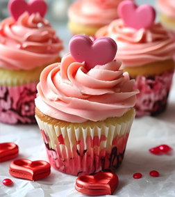 Pink Flair Cupcakes