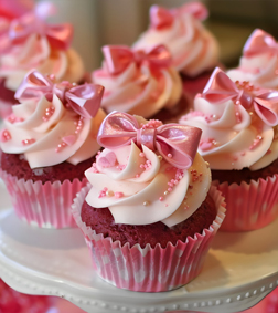 Pink Ribbon Cupcakes