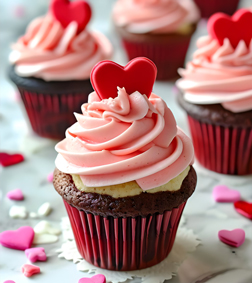 Pink Romance Cupcakes