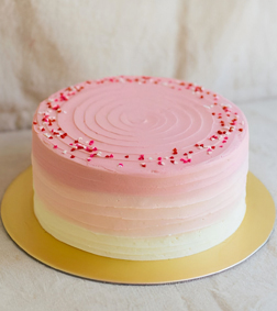 Pleasing Pink Ombre Cake