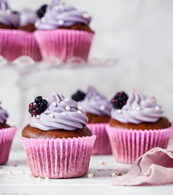 Plum Elegance Cupcakes