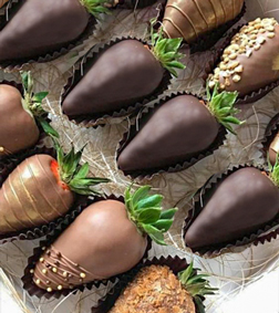 Posh Chocolate Dipped Strawberries