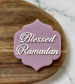 Purple Blessed Ramadan Cookies