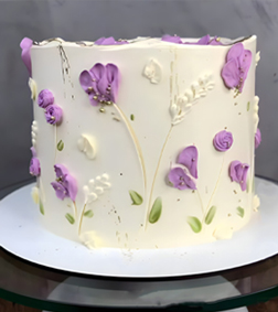 Purple Garden Cake