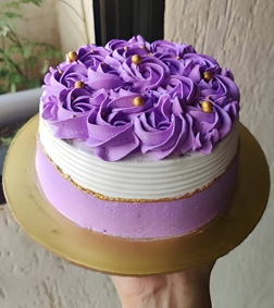 Purple Rose Cake