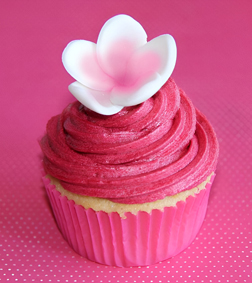 Rosy Blossom Cupcakes