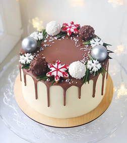 Snowy Wonders Cake