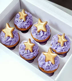 Stellar Shine Cupcakes