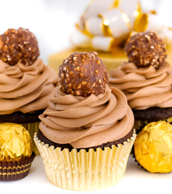 Tasty Ferrero Cupcakes