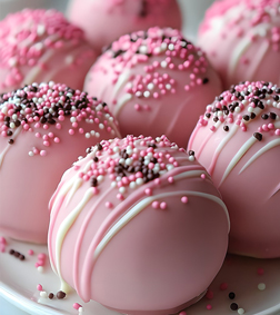 Velvet Pink Truffles