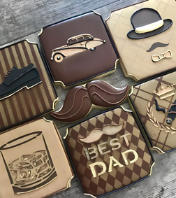 Vintage Father's Day Cookies