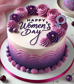 Womens Day Grace Cake