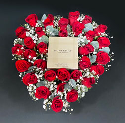 Precious Heart Bouquet with Burberry